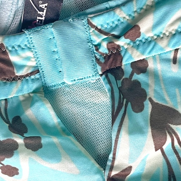 COSABELLA Italy Bustier Blue Lace Underwire Bra Lingerie (36 bust, see chart)NEW - Picture 6 of 10